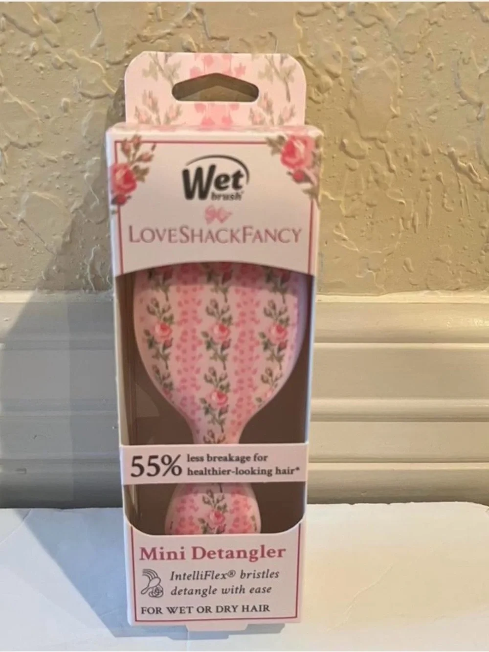 BRAND NEW LoveShackFancy × Wet Brush Mini Detangler | Blooming Heirloom